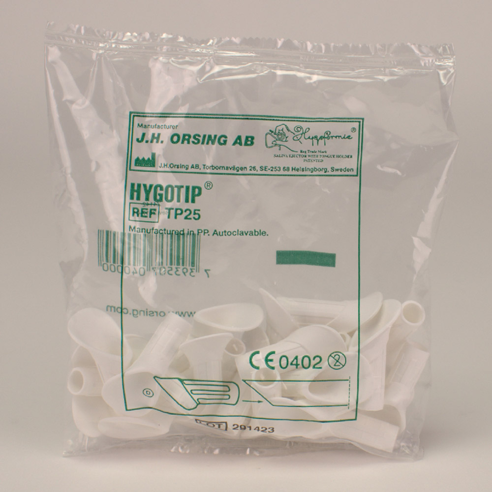 Hygotip Aspirator Tips wit, 25 St.