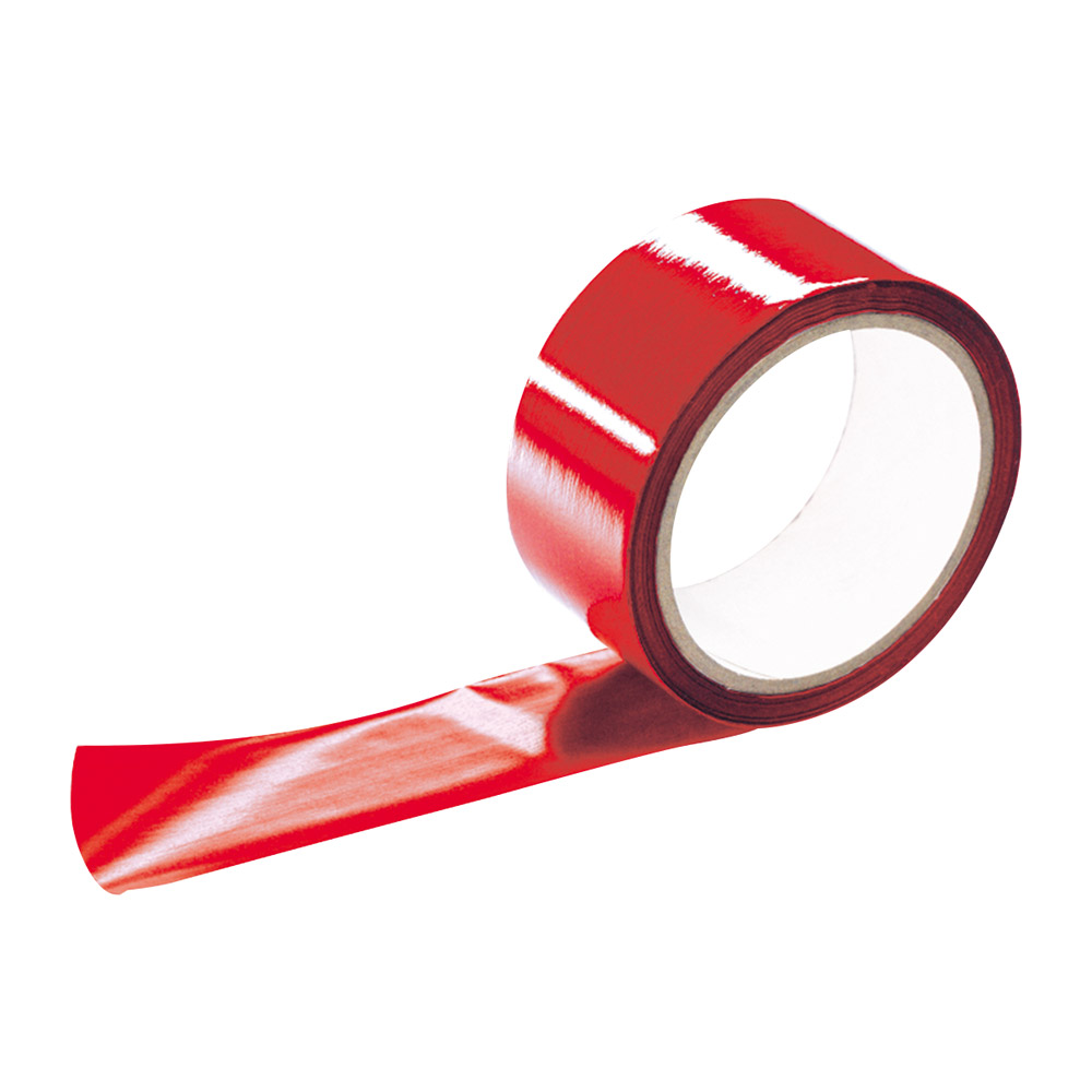 Hanel-folie dubbelzijdig rood 22 mm 12 µ, 25 m rol