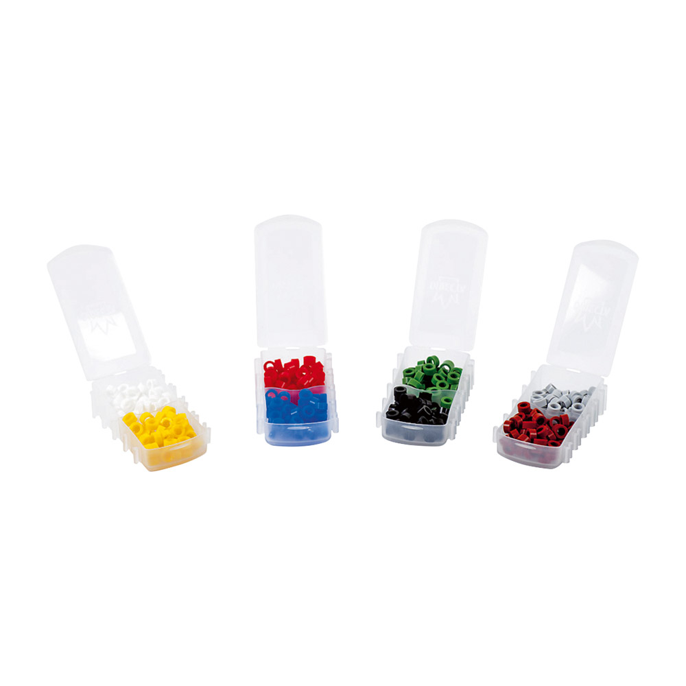 Colour Code-Ringen wit, 50 stuks