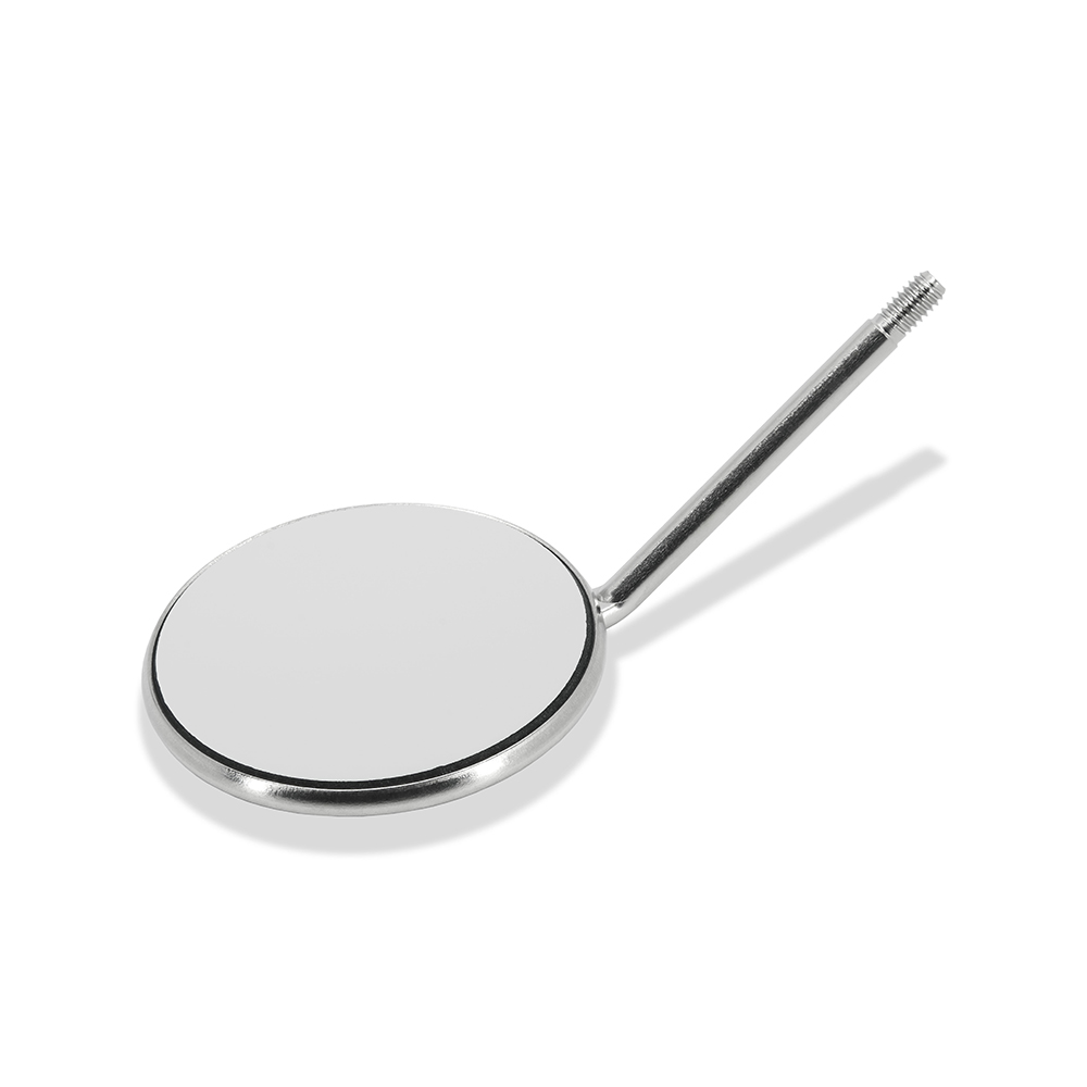 Mondspiegel TOPvision FS Rhodium 7 vlak SS, 12 stuks