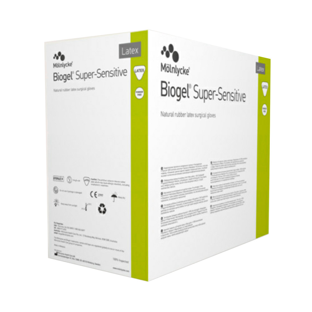 Biogel Super-Sensitive Handschoenen steriel Maat 8, 50 stuks