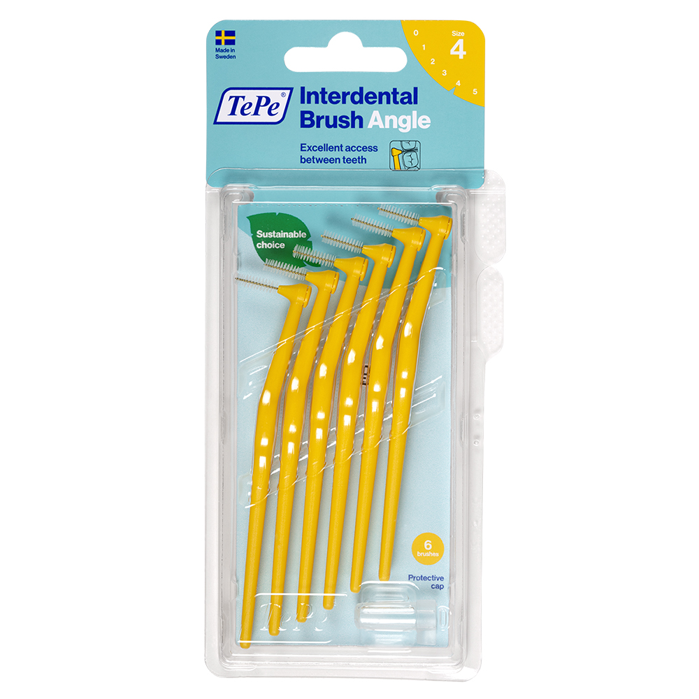 TePe Angle geel 0,7mm, 6 stuks
