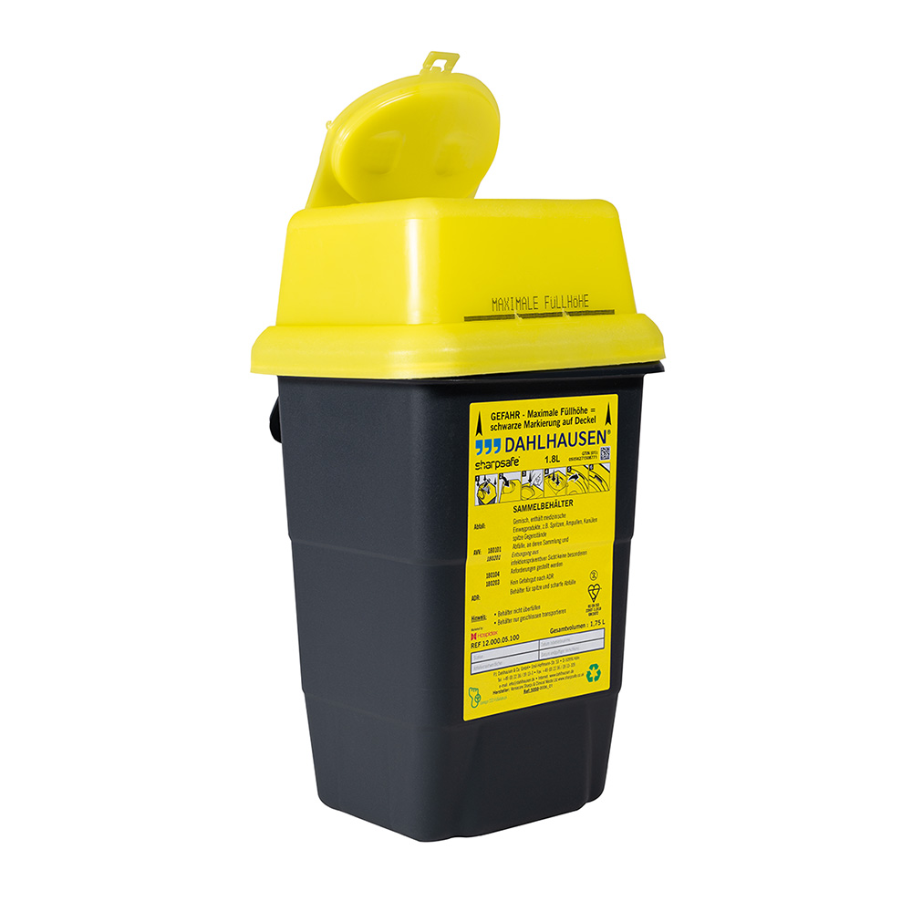 Sharpsafe 1,8 L afvalcontainer, stuk