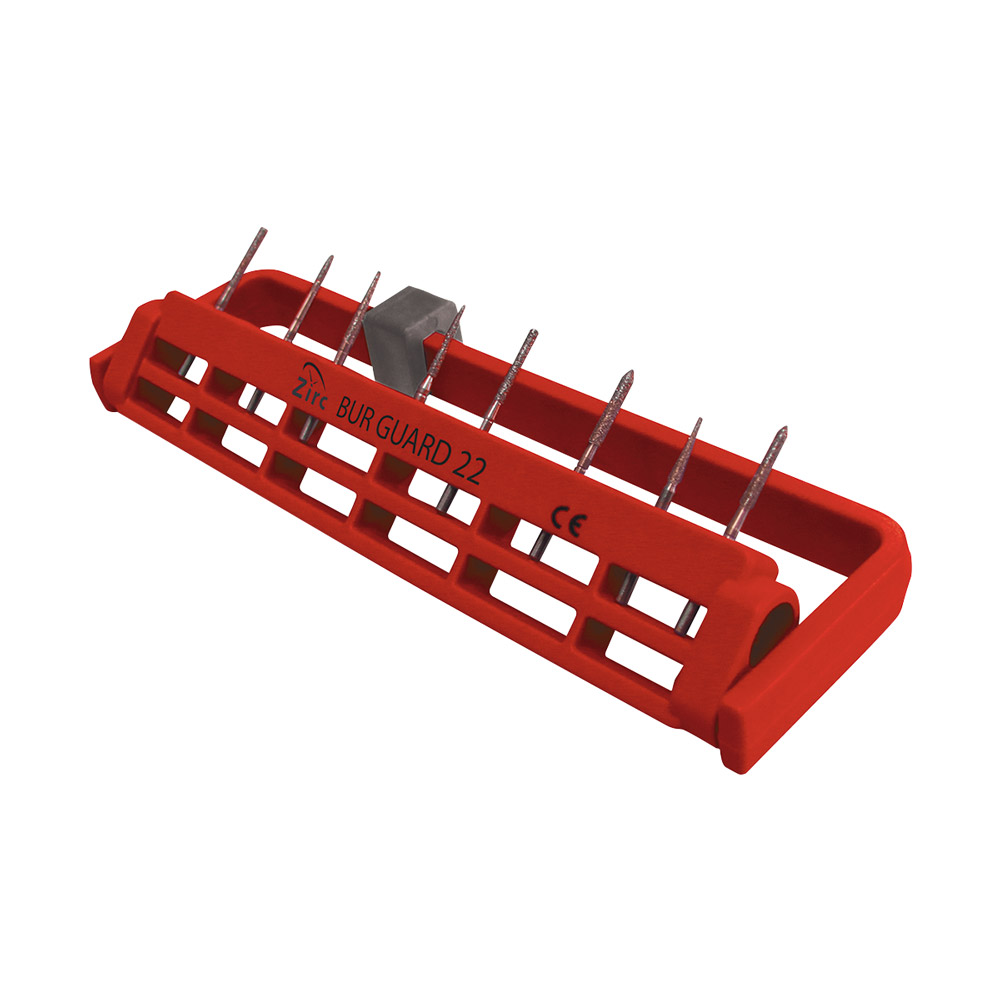 Klap-borenstandaard 22instr. rood st