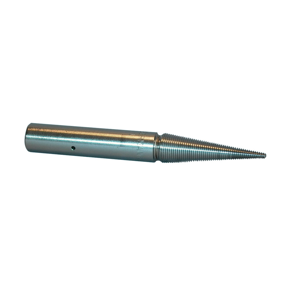 Polijstspindel links 125 mm, stuk