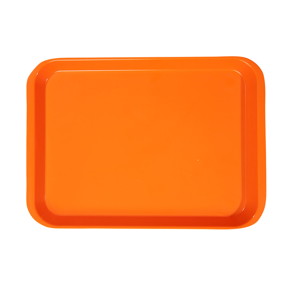 Behandeltray zonder indeling neonoranje, stuk