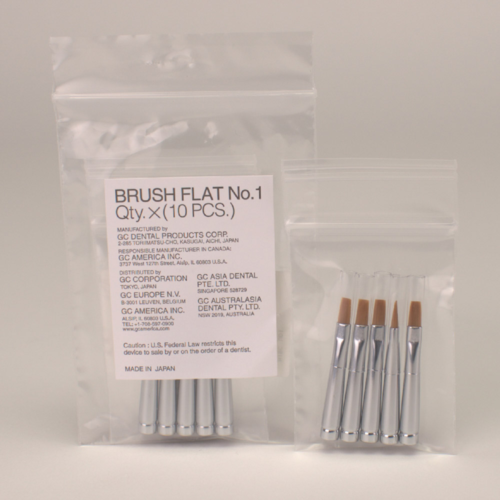 Gradia Brush Flat Nr. 1, 10 stuks