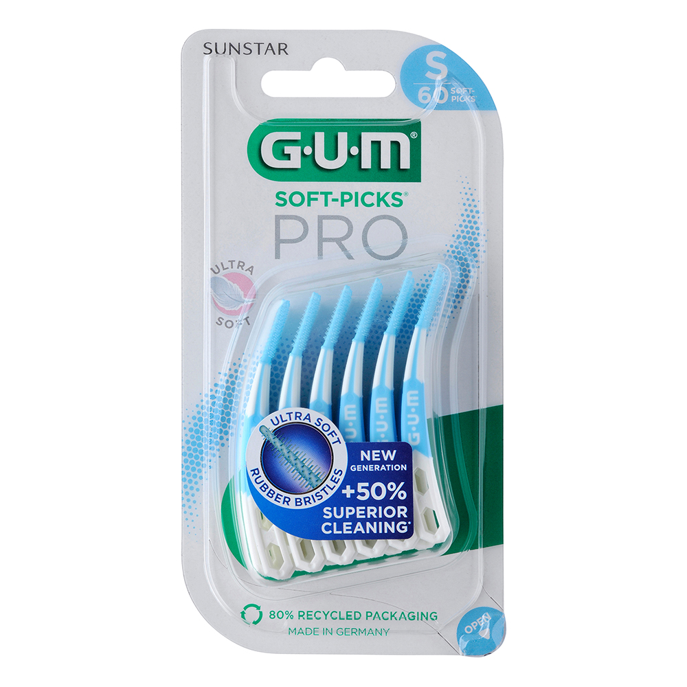 GUM SOFT-PICKS PRO S, 60 stuks