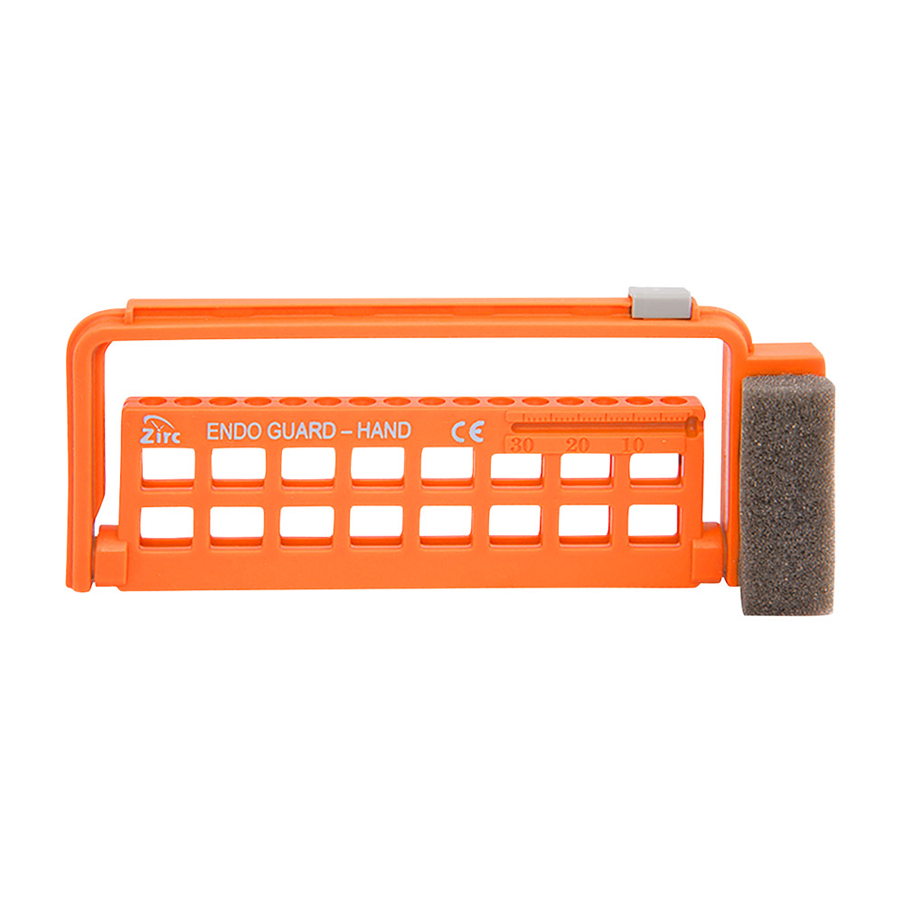 Steri endo guard hand neon oranje st