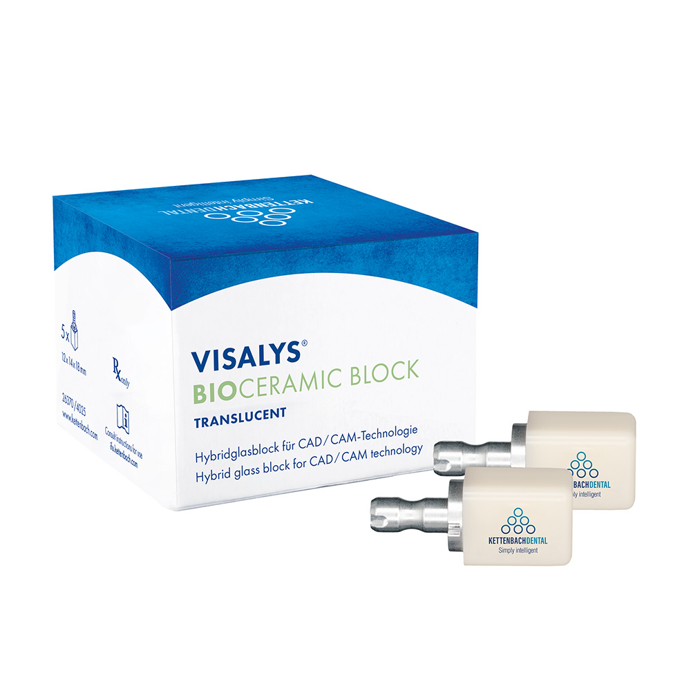 Visalys BioCeramic Block Translucent, 5 stuks