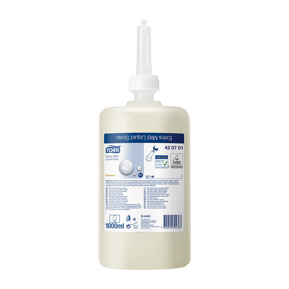 Tork Premium vloeibare zeep extra mild, 6 x 1 L