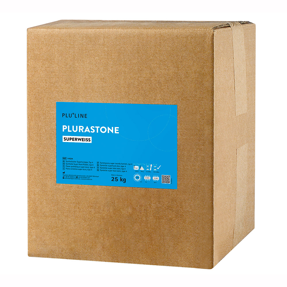 PLURASTONE wit, 25 kg doos