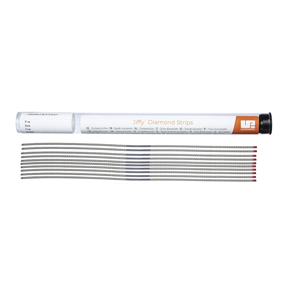 Jiffy diamantstrip perforatie smal fijn rood, 10 stuks