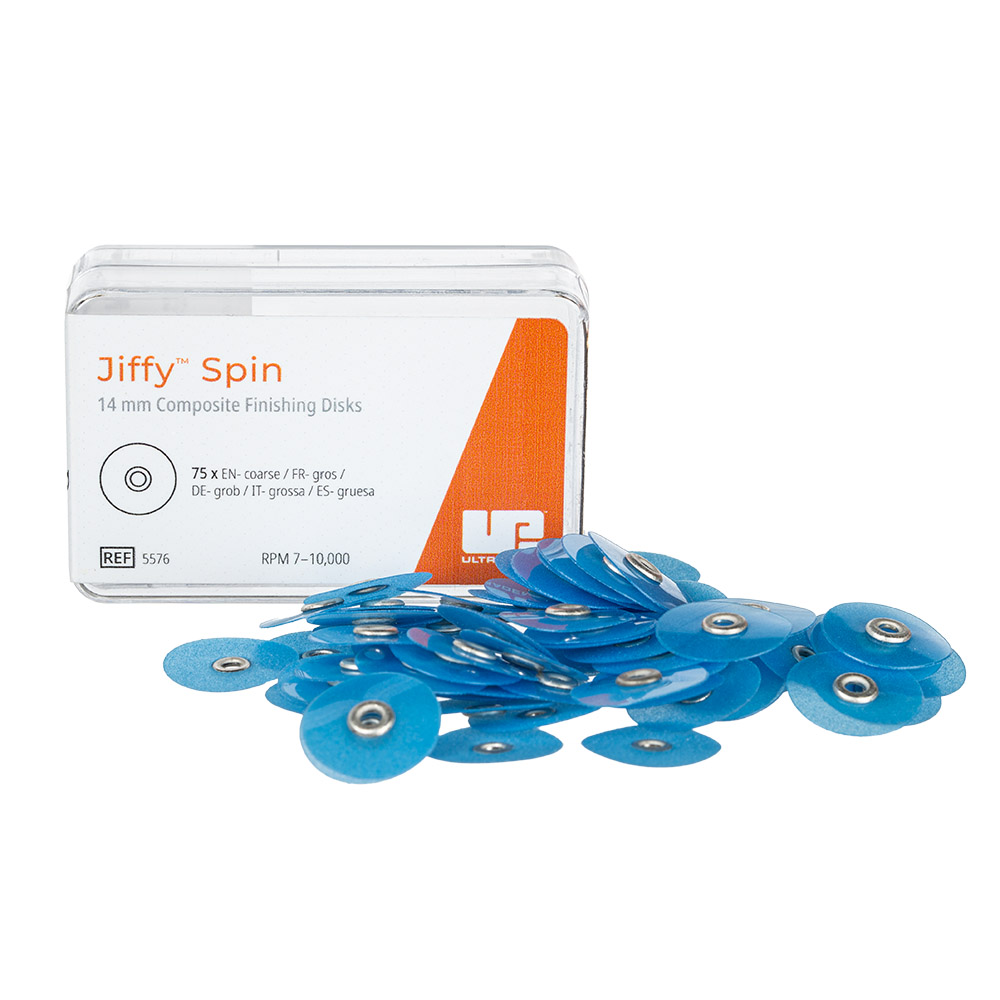 Jiffy Spin Disk 14 mm grof blauw, 75 stuks