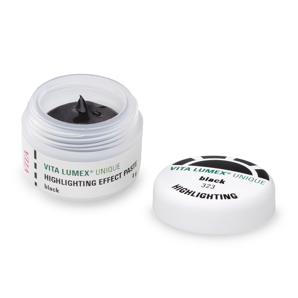 LUMEX UNIQUE HIGHLIGHTING EFFECT PASTE, zwart, 4g