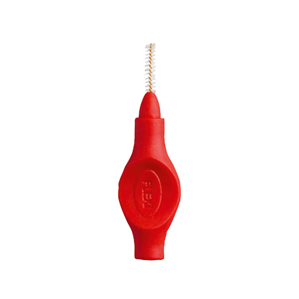 Interdentale borstels Flexi rood 0,9, 6 stuks