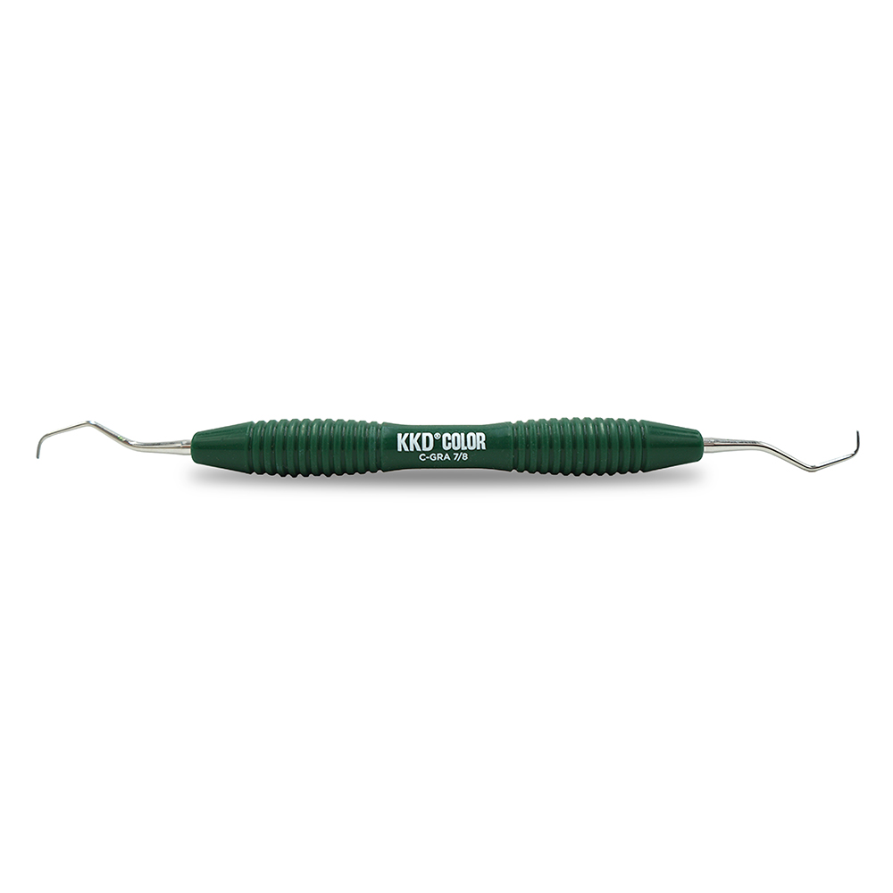 KKD COLOR standaard curette Gracey 7-8 groen, stuk