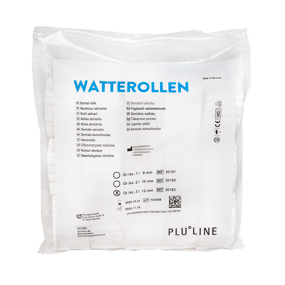 PLULINE Wattenrollen maat 3, 300 g