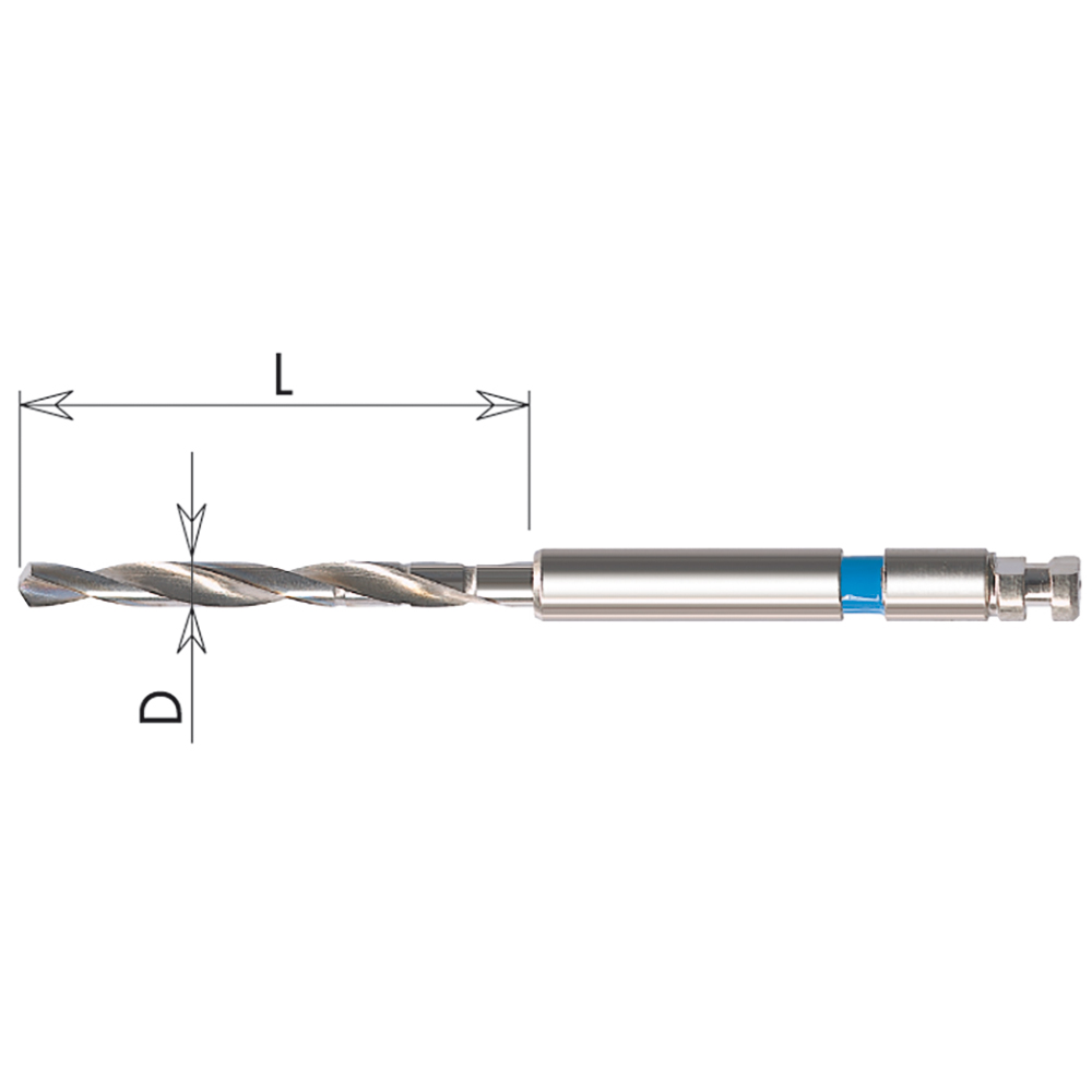 Pin-Master A Boor Nr. 2 L blauw, 3 stuks