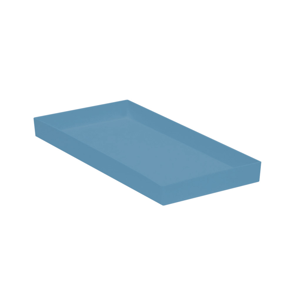 Cabinet Tray zonder indeling blauw, stuk