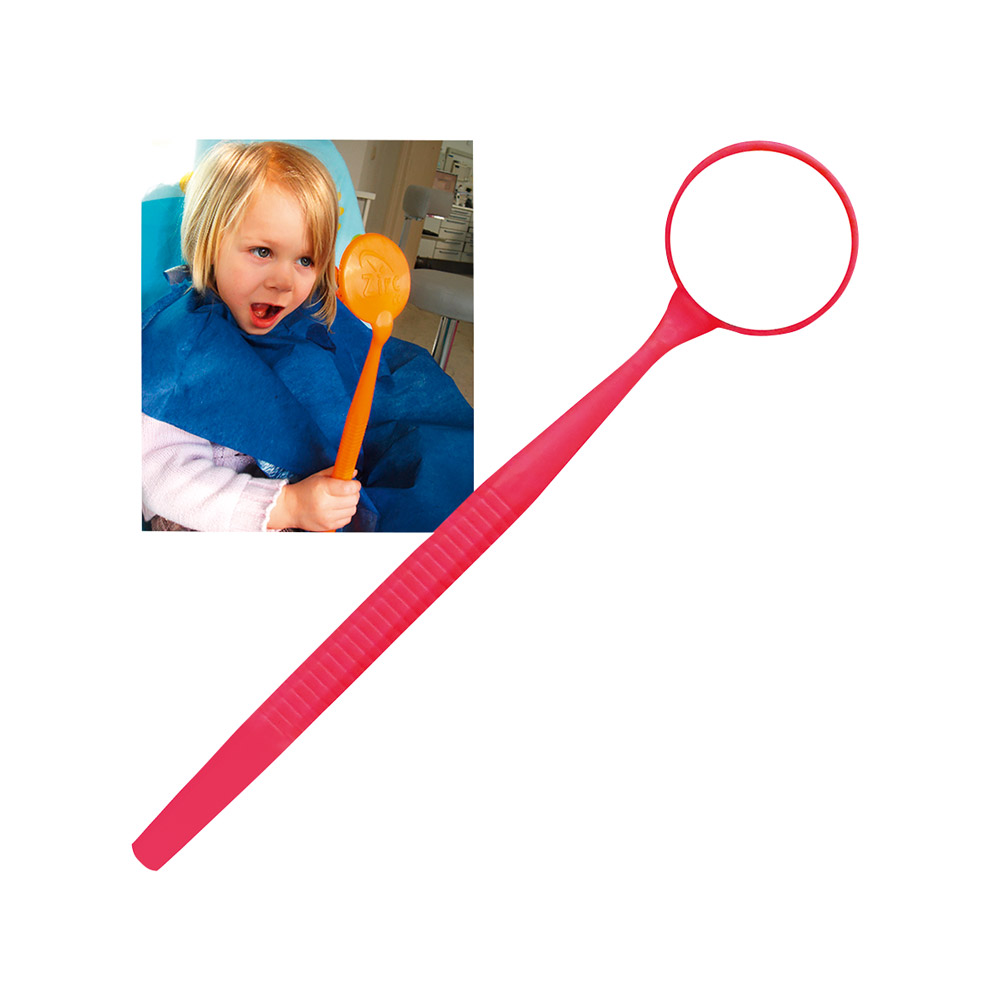 Mondspiegel Mega Mirror ø 6,35 cm neonroze, stuk