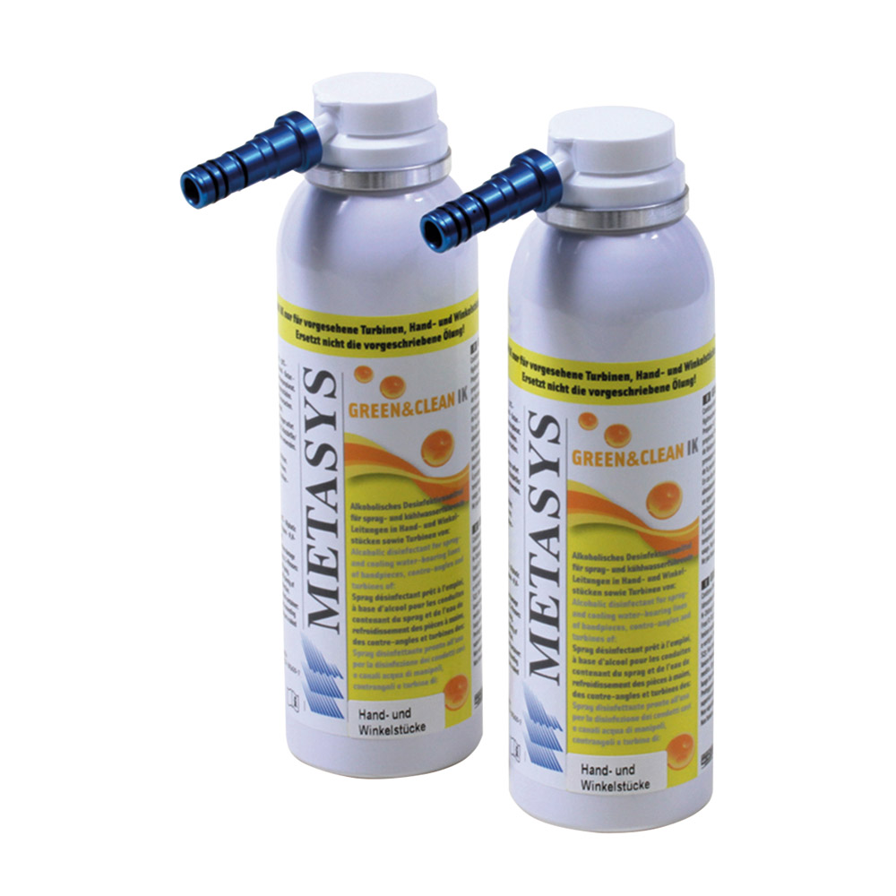 Green&Clean IK voor Hand- & hoekstukken, 2 x 200 ml + 2