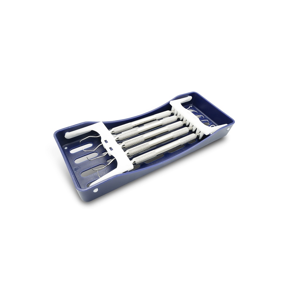 Paro-set in SteriWashTray 3030-S blauw, set