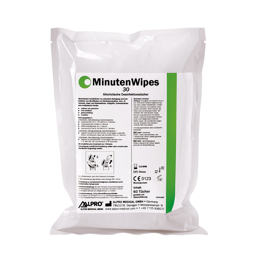 MinutenWipes 30 Beutel Ktn 6x60