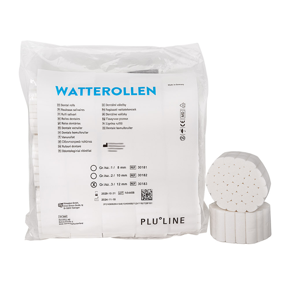 PLULINE Wattenrollen maat 3, 300 g
