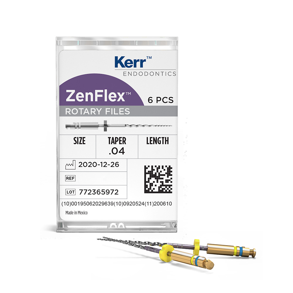 ZenFlex Niti vijlen .20 / .04 21 mm, 6 stuks