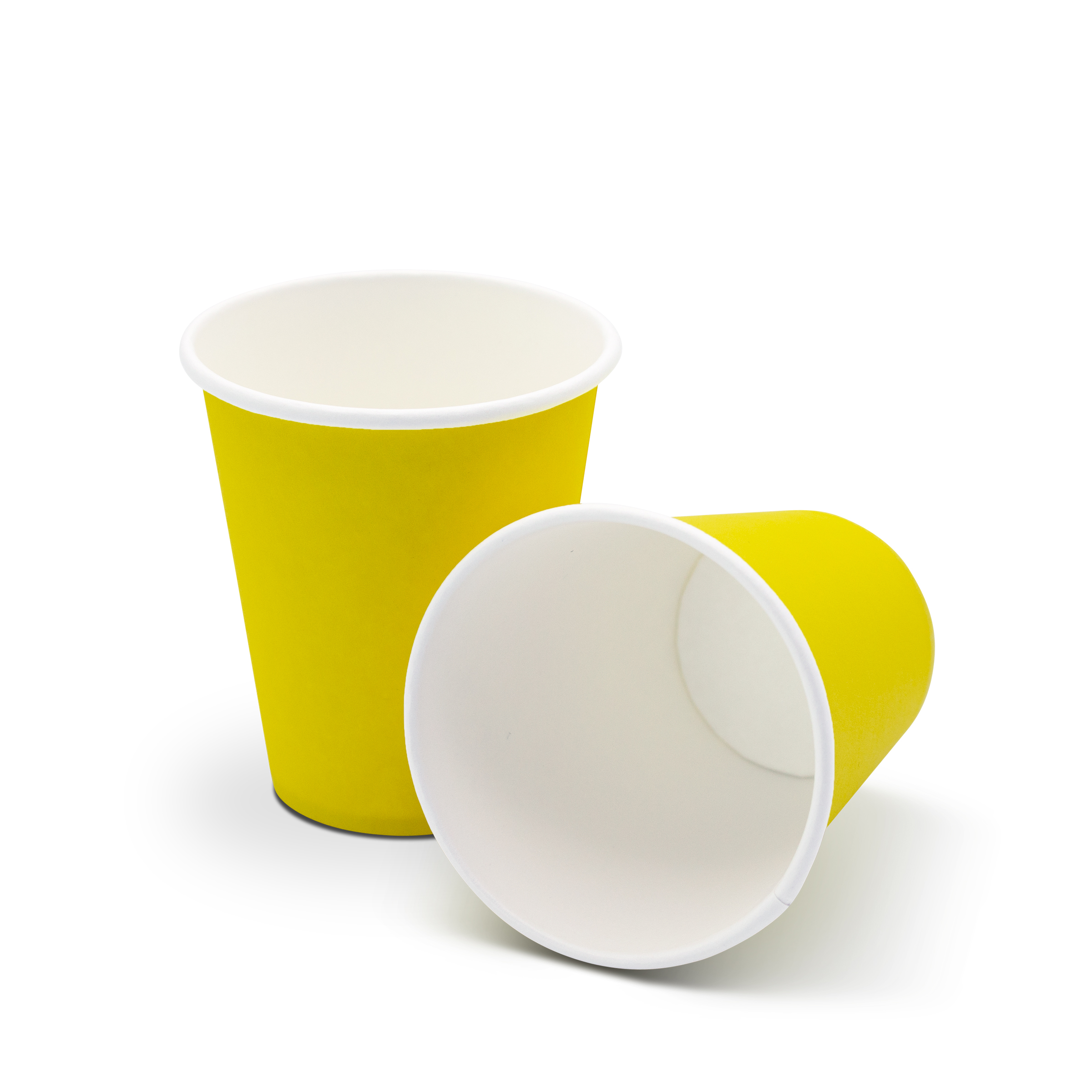 Mondspoelbekers papier 180 ml geel, 3000 stuks