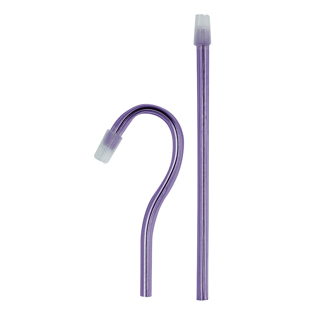 Speekselzuigers lila. Losse dop 150mm. 100 stuks