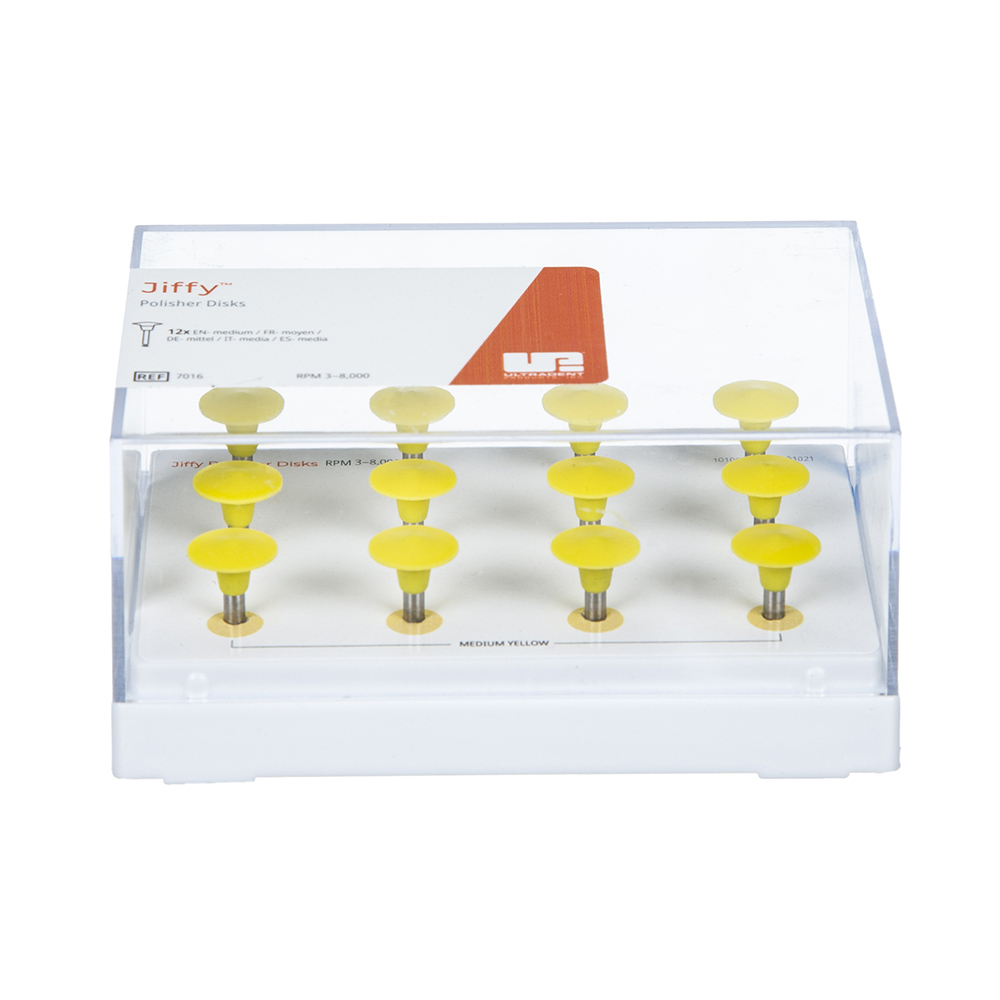 Jiffy Polijstschijf middel, 12 stuks