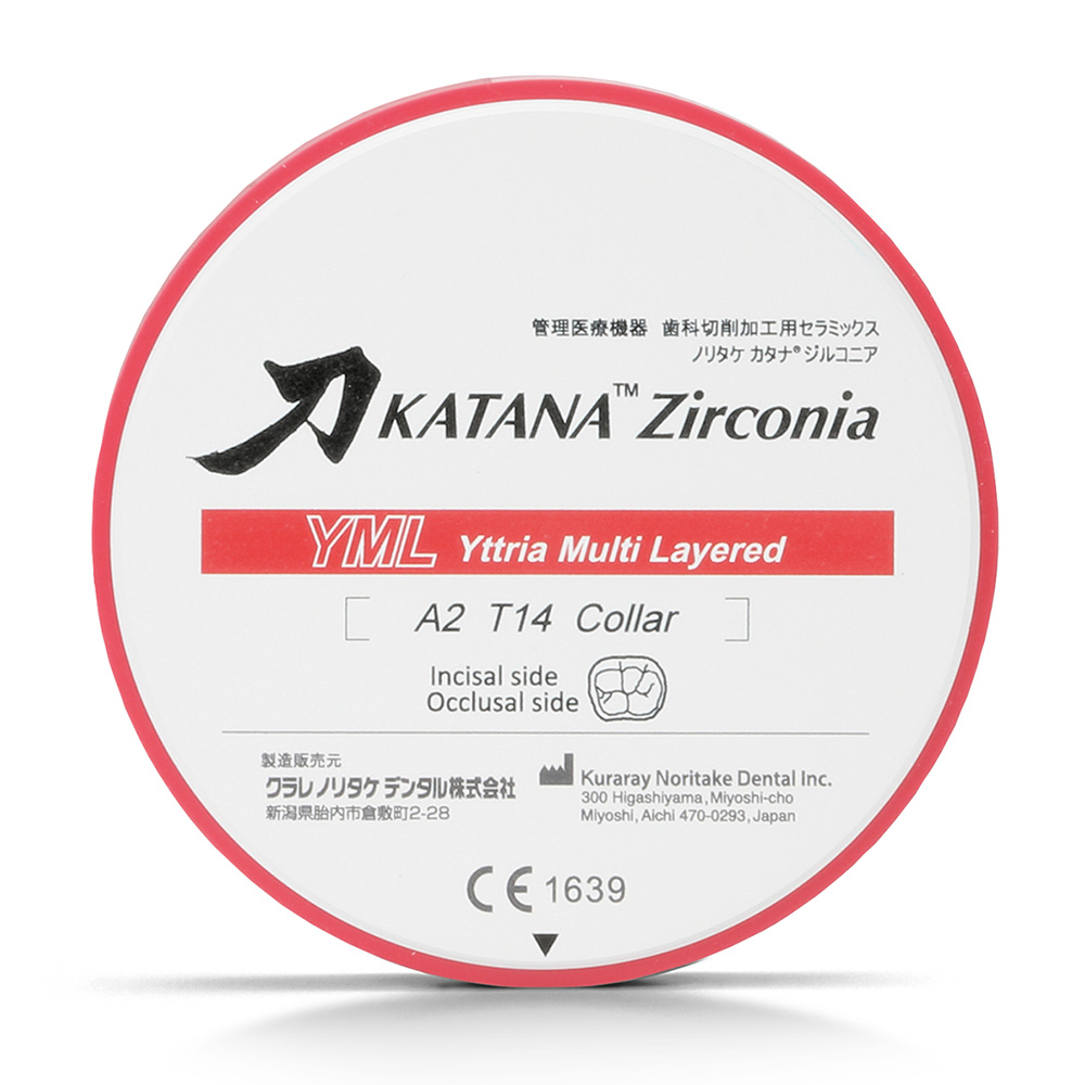 Katana ZR (Zirconia) Disc YML 98,5 mm 18 mm D3, P.st