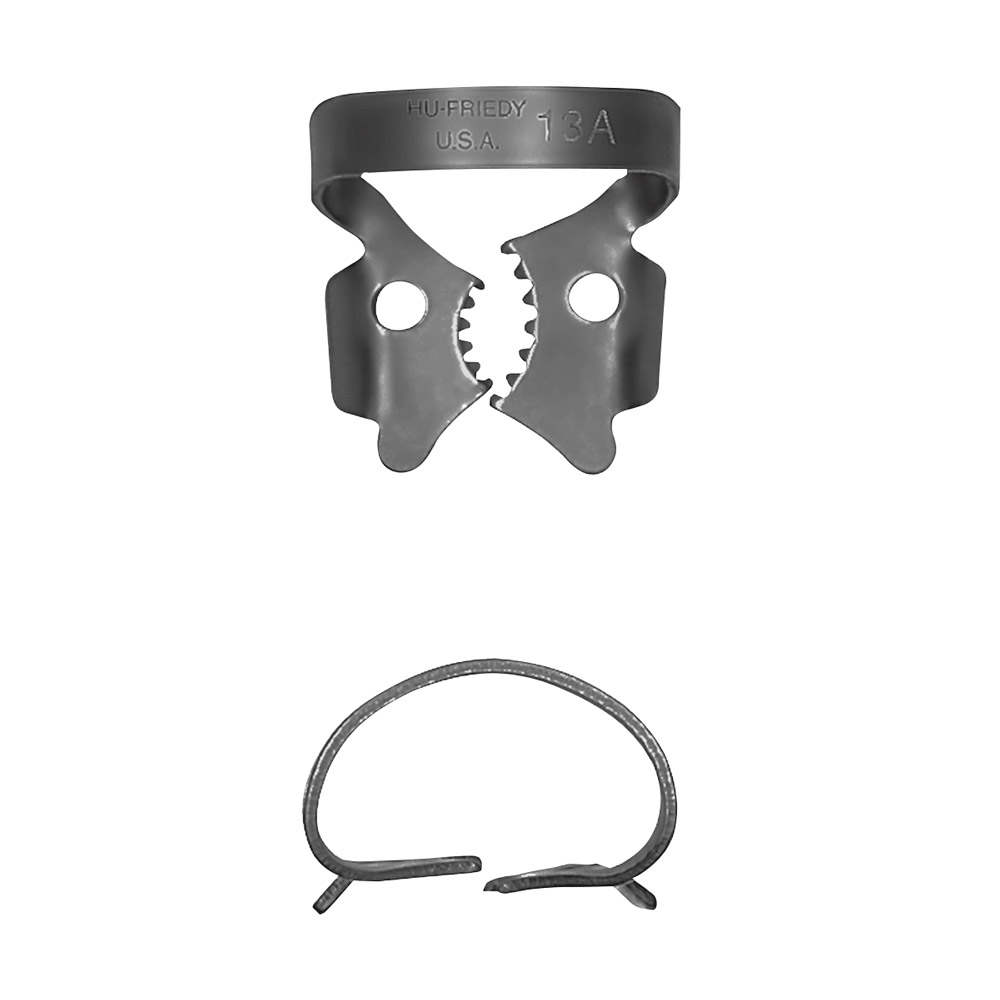 Kofferdam-Klammer 13A linker Molar Black Line, stuk