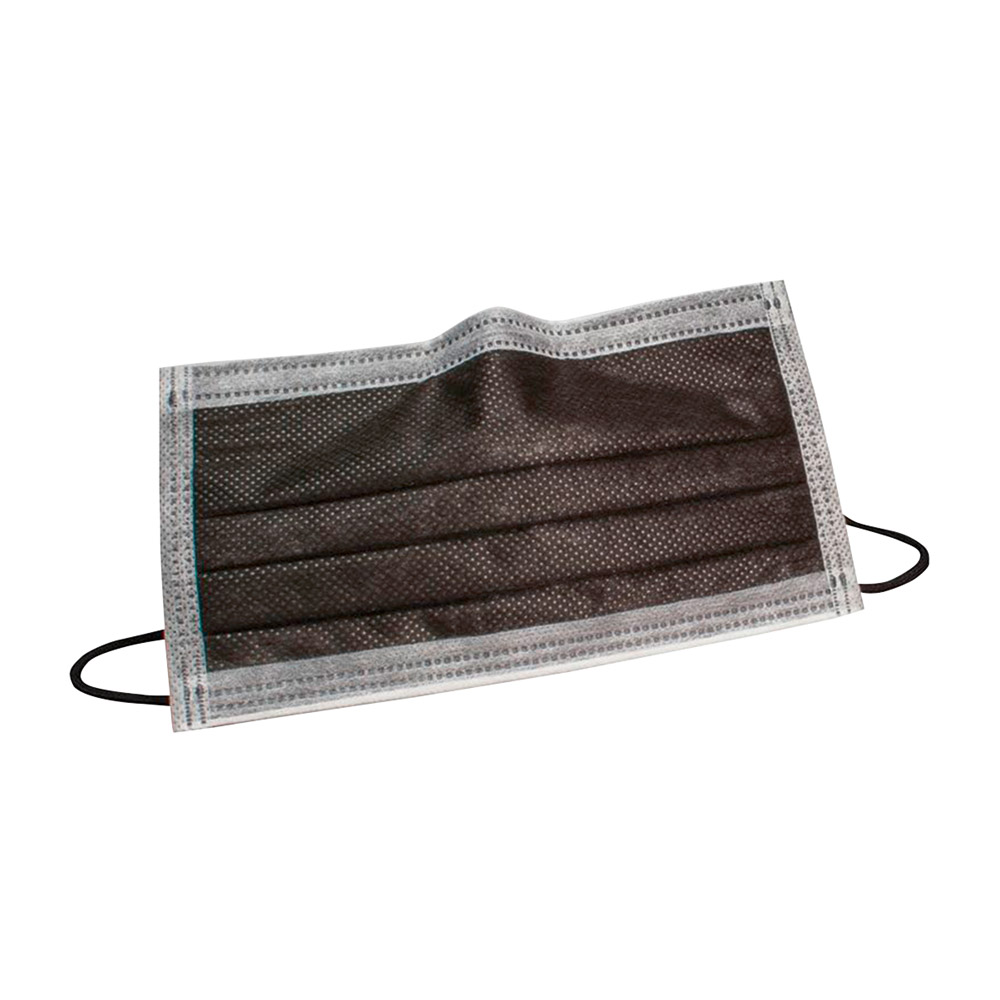 Monoart Pro 4 Perfect Fit mondmasker zwart, 50 stuks