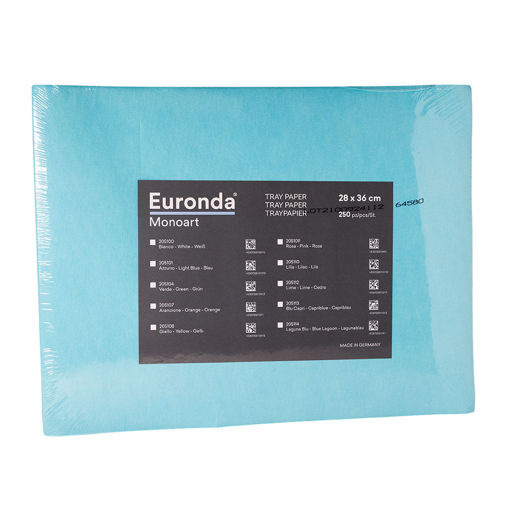 Monoart Traypapier 28 x 36 cm laguna, 250 stuks