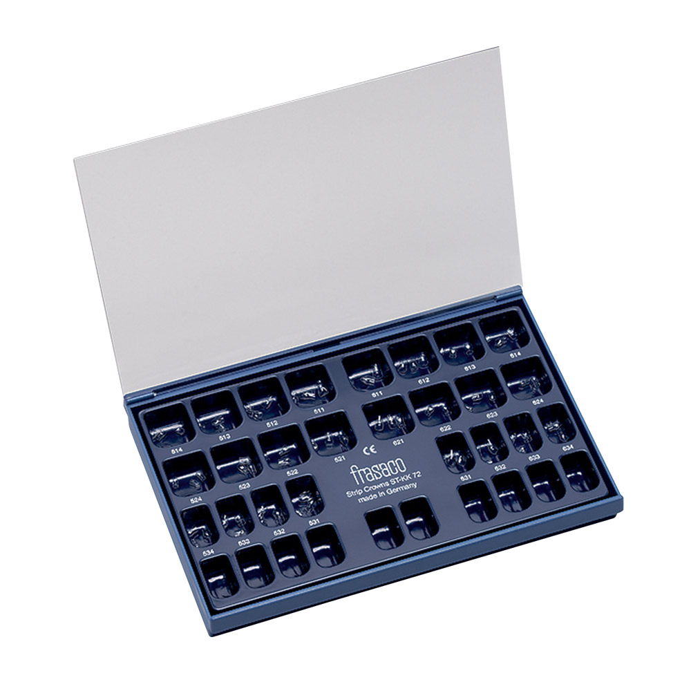 Kindertandkronen transparant assorti 84 stuks