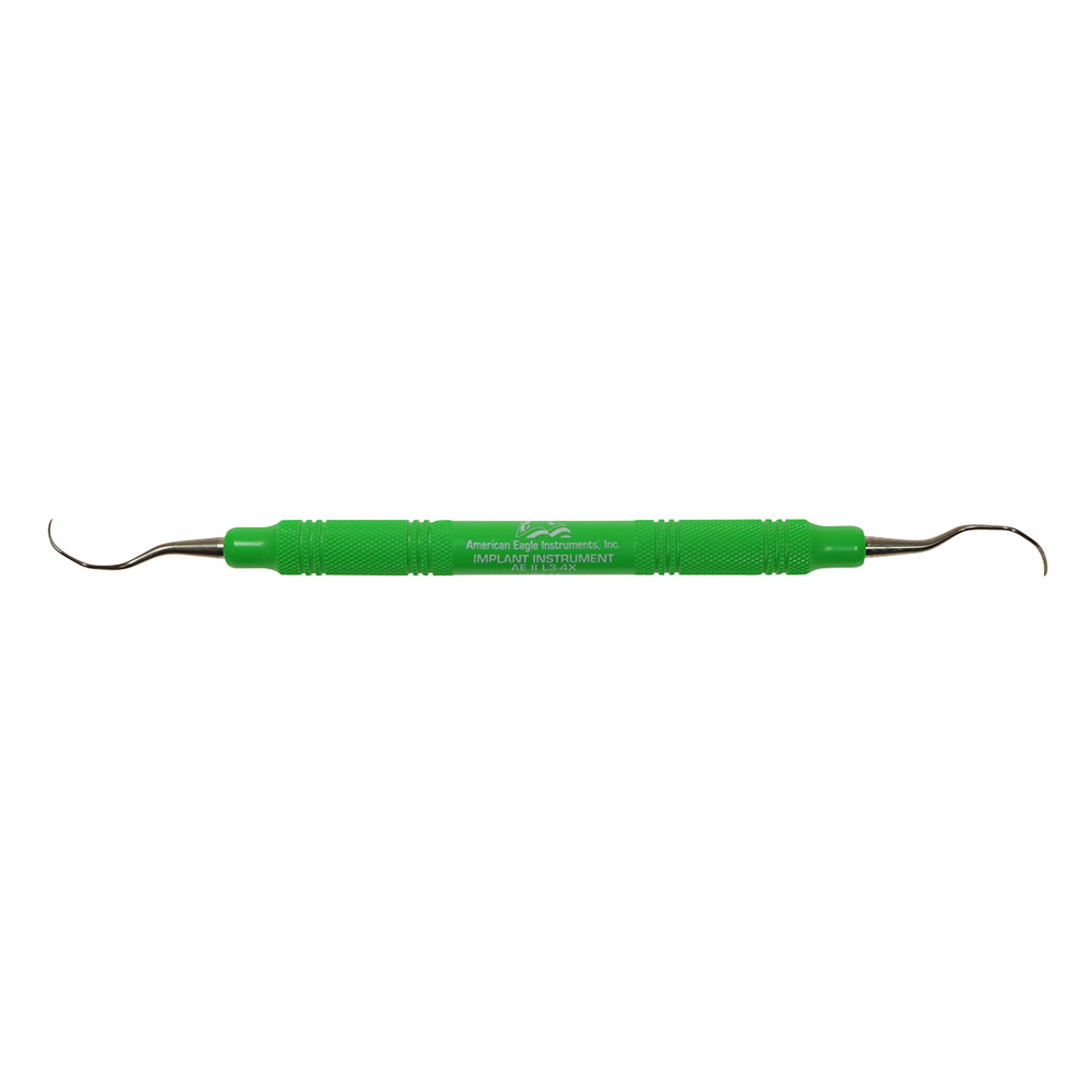 titanium implantaat curette Langer 3-4 kunststof handvat, stuk