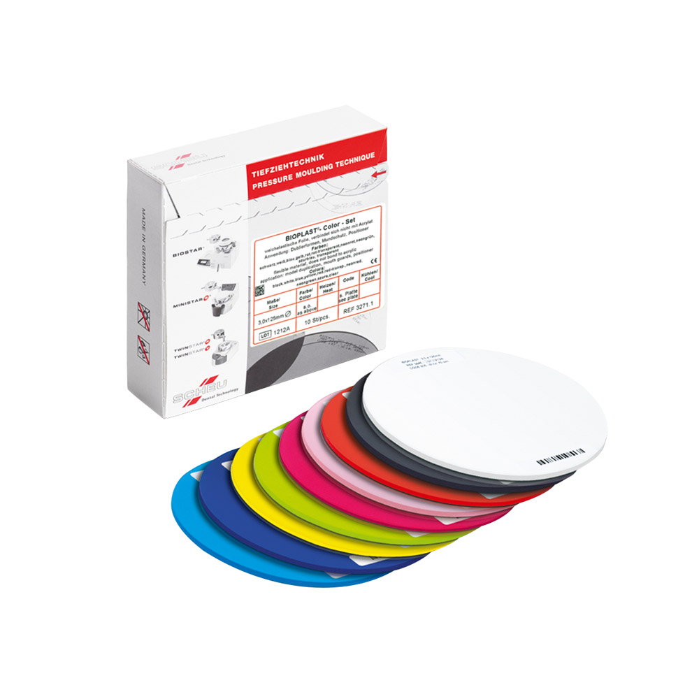 Bioplast-kleurenset, 10 stuks