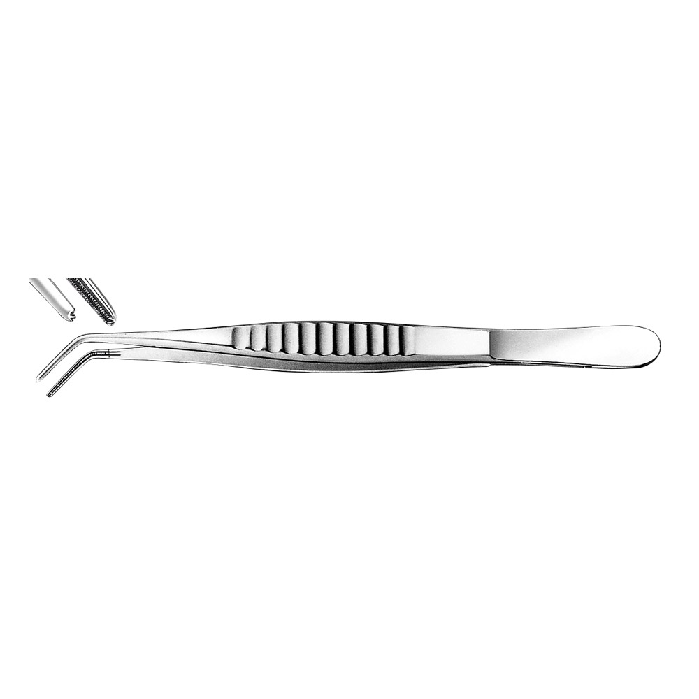 Pincet de bakey gebogen 798a st