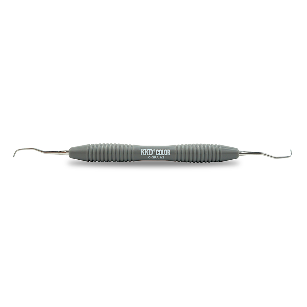 KKD COLOR standaard curette Gracey 1-2 grijs, stuk