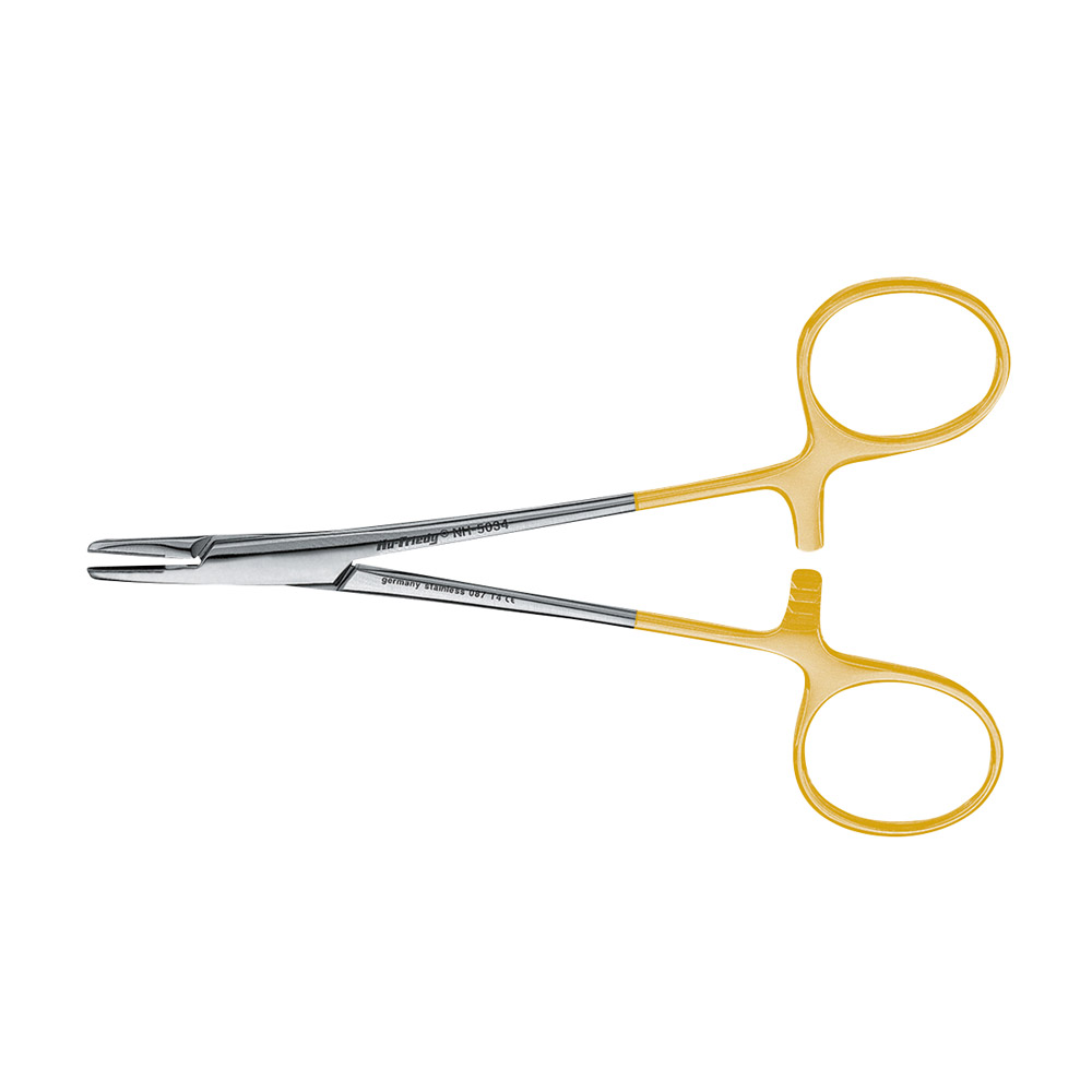 Hegar-Baumgartner naaldhouder PermaSharp geribbeld 14,0 cm, stuk