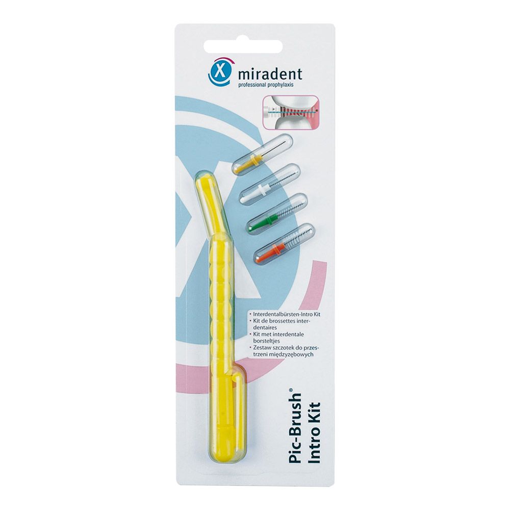 Pic brush borstel geel intro kit