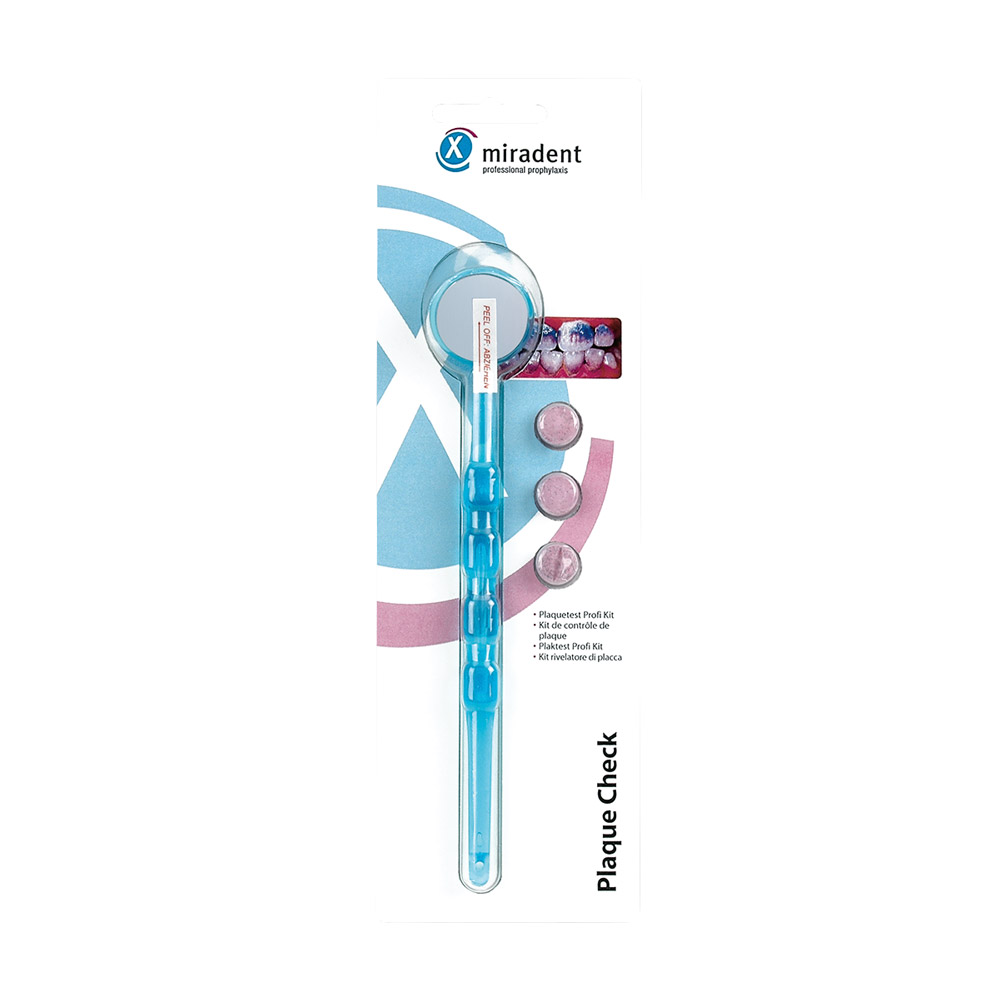 Mira plaque check blauw transparant set