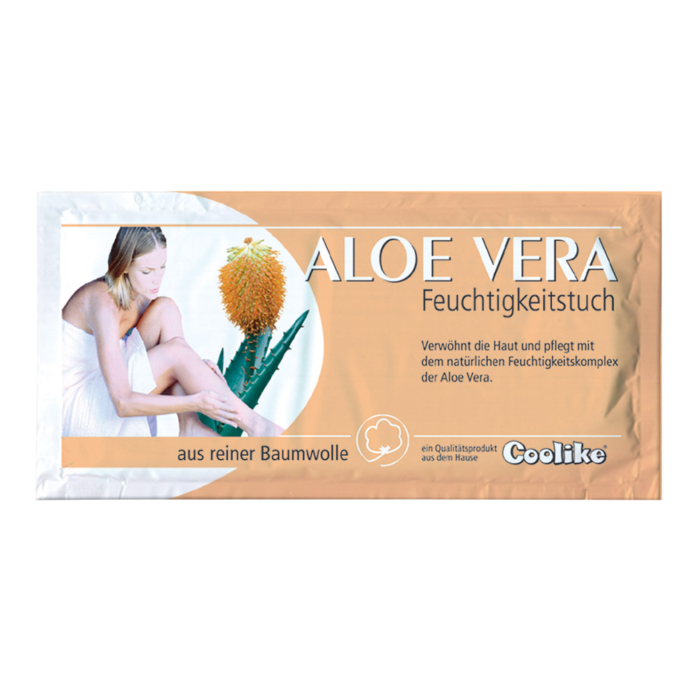 Verfrissingsdoekjes Aloe Vera, 50 stuks Verpakking