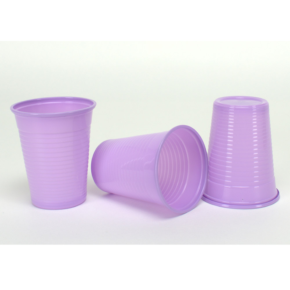 Mondspoelbeker 180 ml lila, 3000 stuk