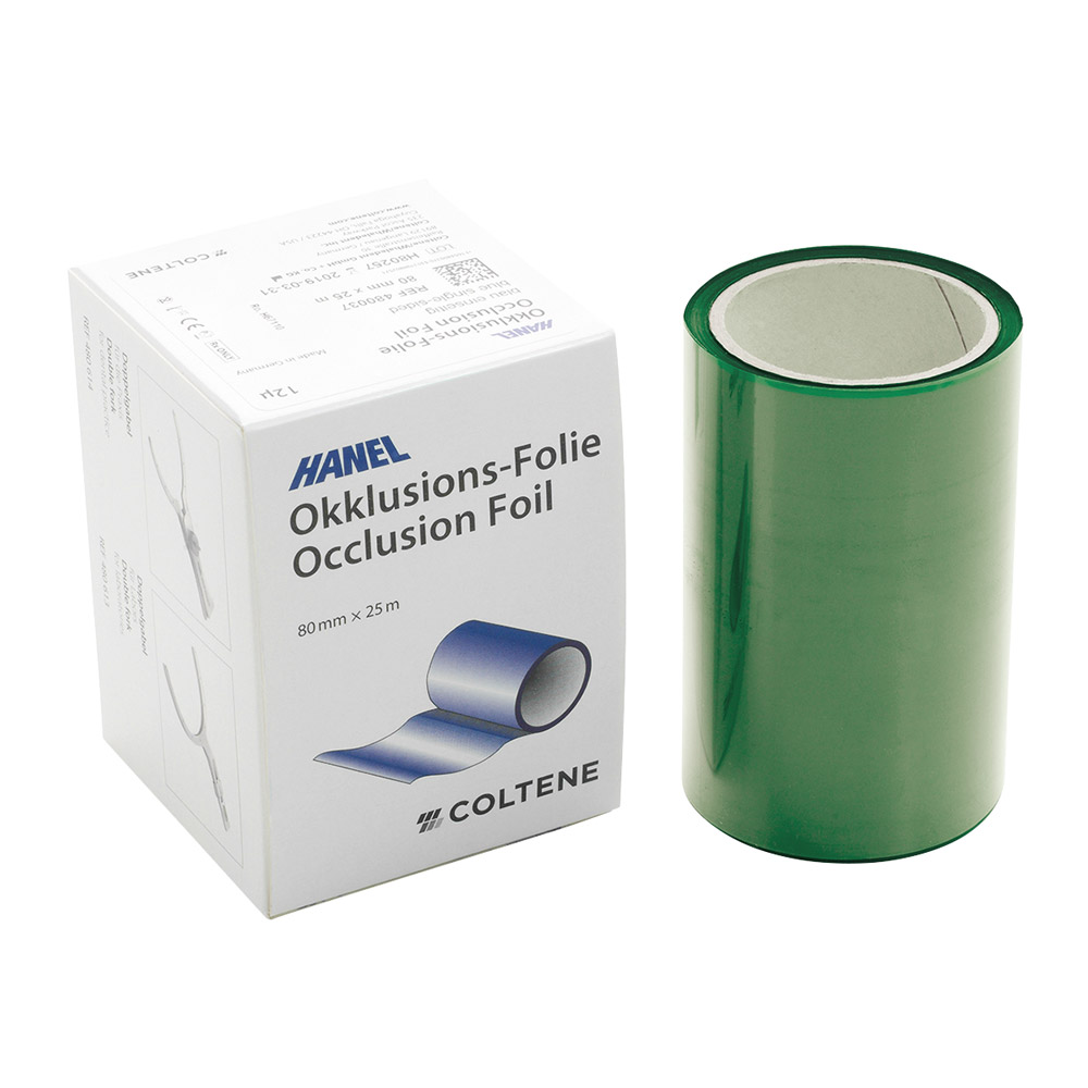 Hanel-Folie eenzijdig groen 80 mm 12 µ, 25 m Rol