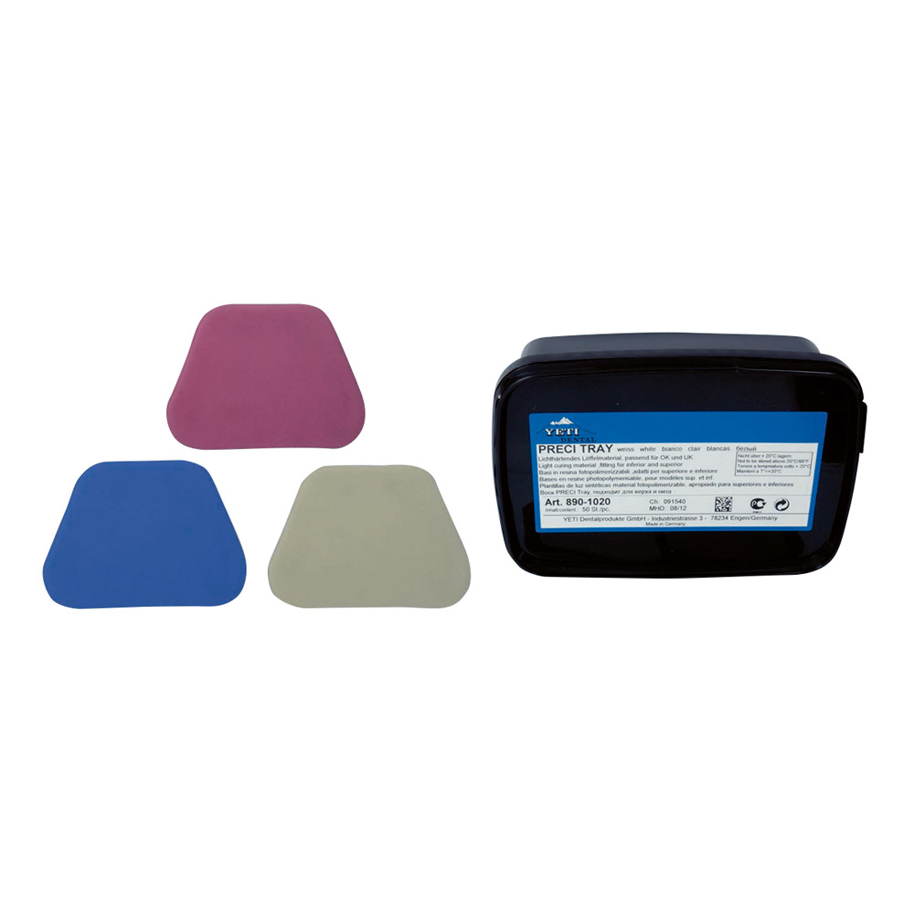 Preci Tray OK/UK blauw, 50 stuks