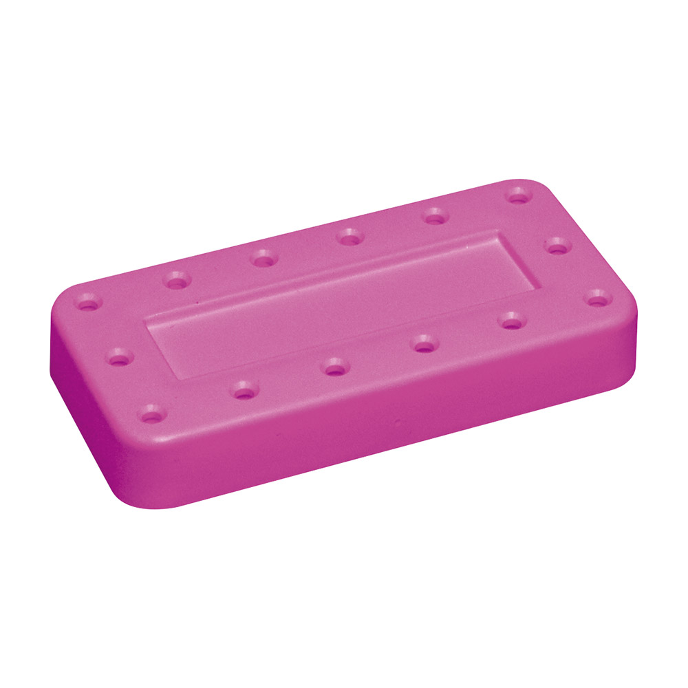 Borenblok v 14 instr neon roze st
